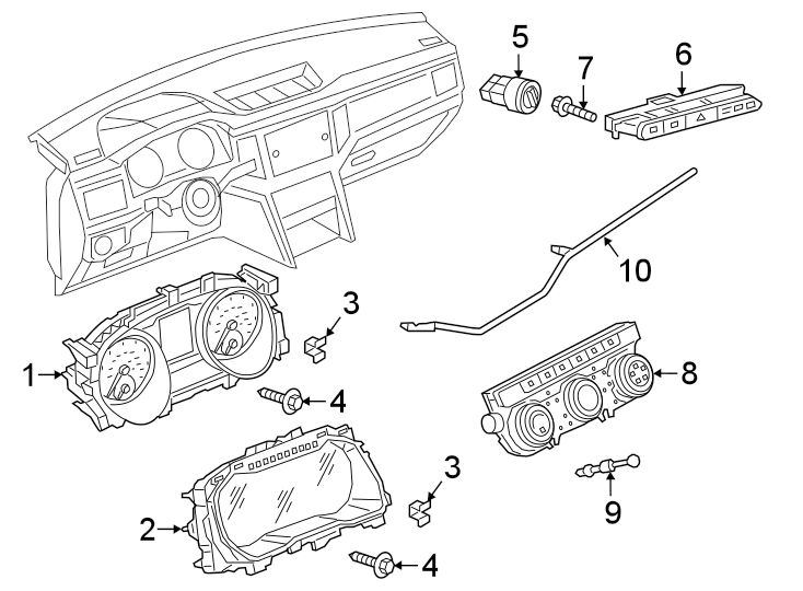Dash Control Unit 3CM-907-426-A-WZU - View 2