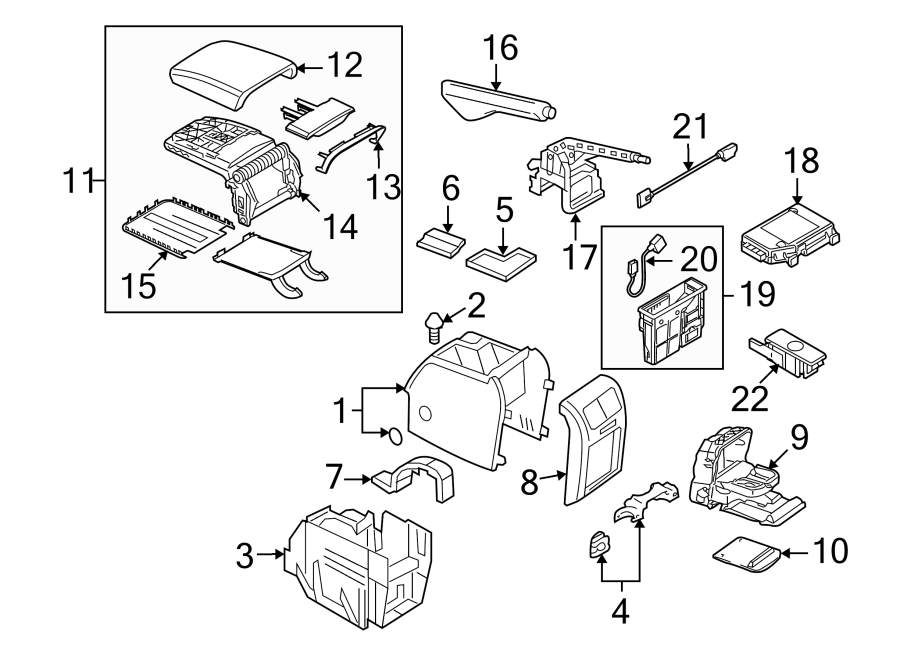 Armrest Assembly 1K0-864-207-F-ZVU