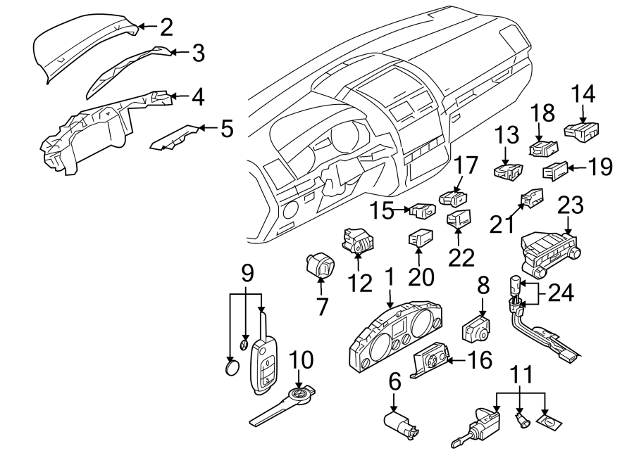 Instrument Cluster 7L6-920-981-BX