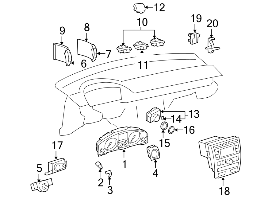 Instrument Cluster 3D0-920-981-HX