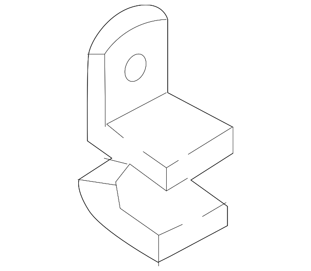 Front Belt Assembly Bracket 3CN-857-155