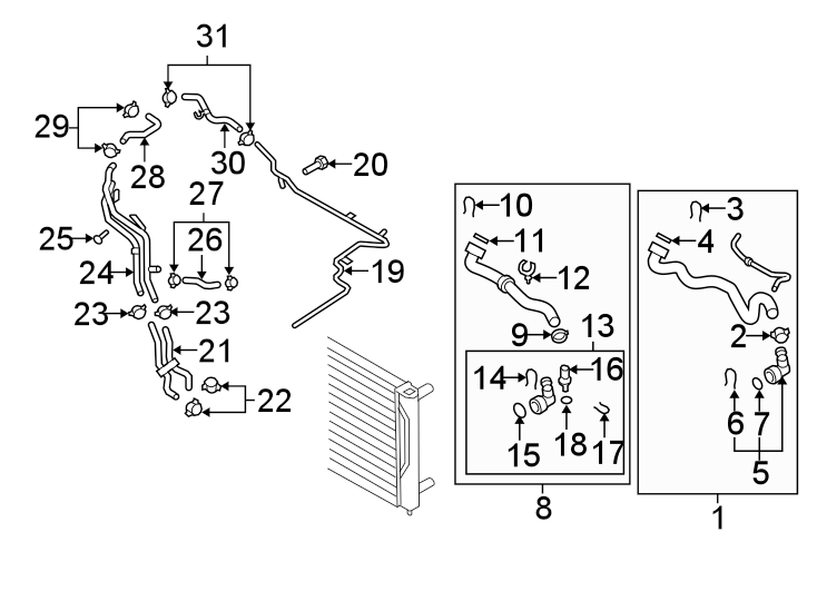 Lower Coupling 3C0-122-291-C - View 9
