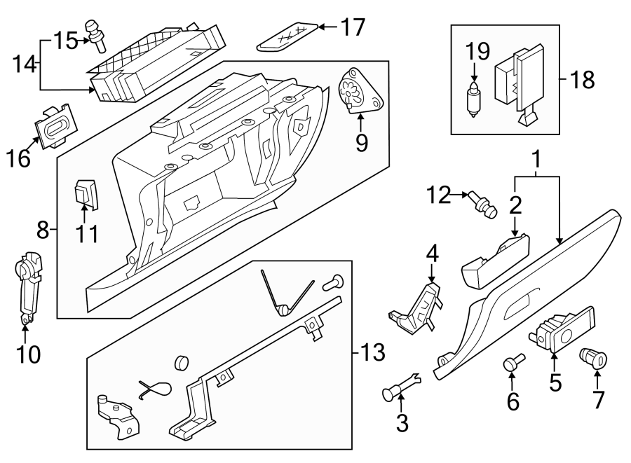 Glove Box Bracket 7P6-857-245-A