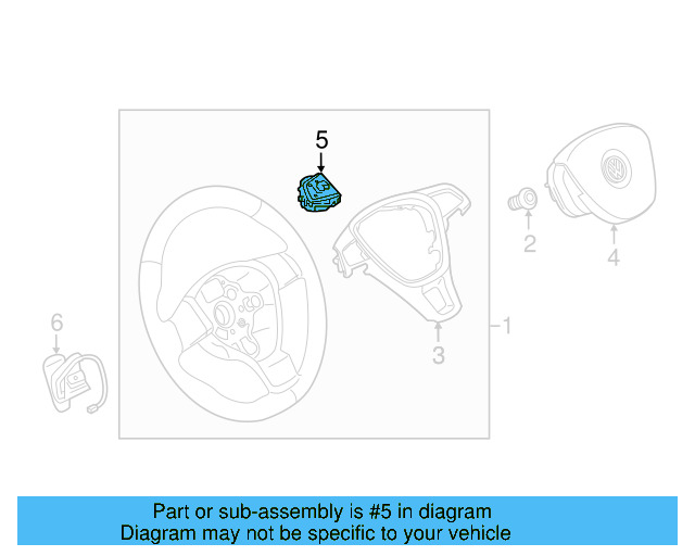 Control Switch 6C0-959-442-A-ICX - View 8