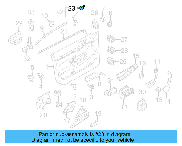 Corner Cover Clip 6E0-837-732 - View 26