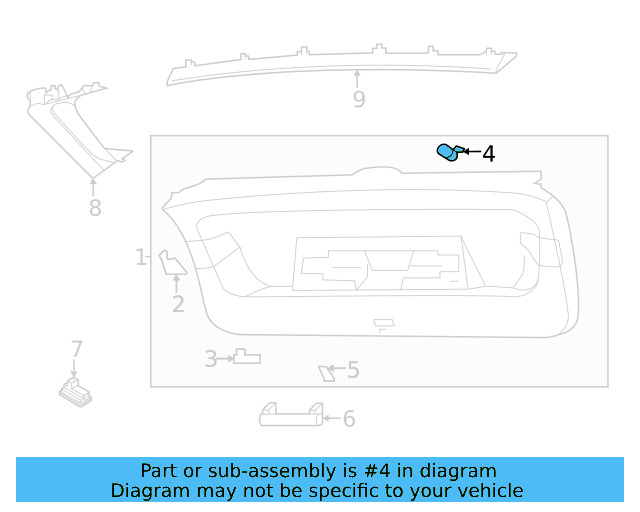 Bumper 5NA-827-499 - View 6