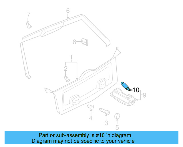 O'head Lamp Bulb N-017-753-5 - View 263