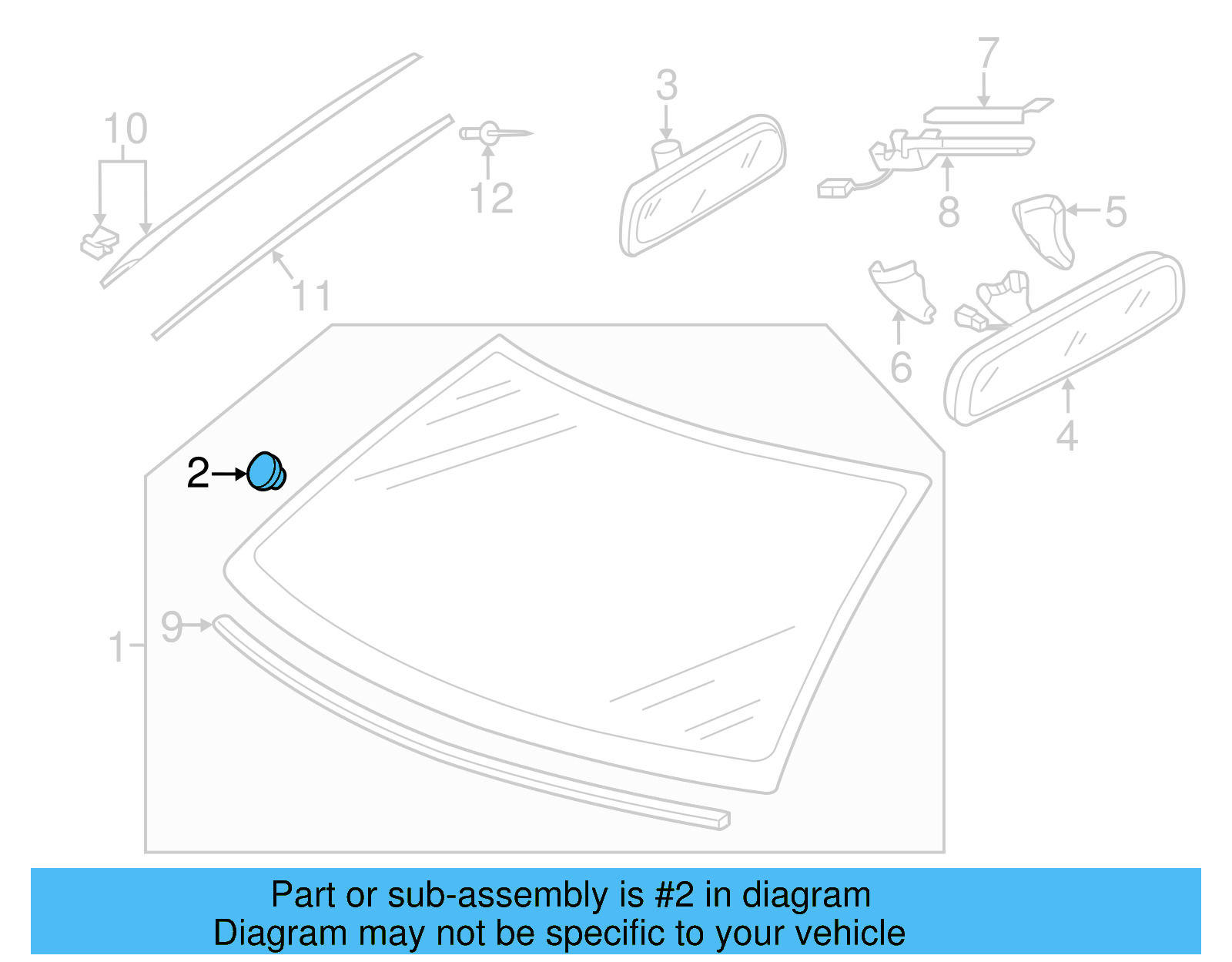 Mirror Support 6N0-845-543 - View 22