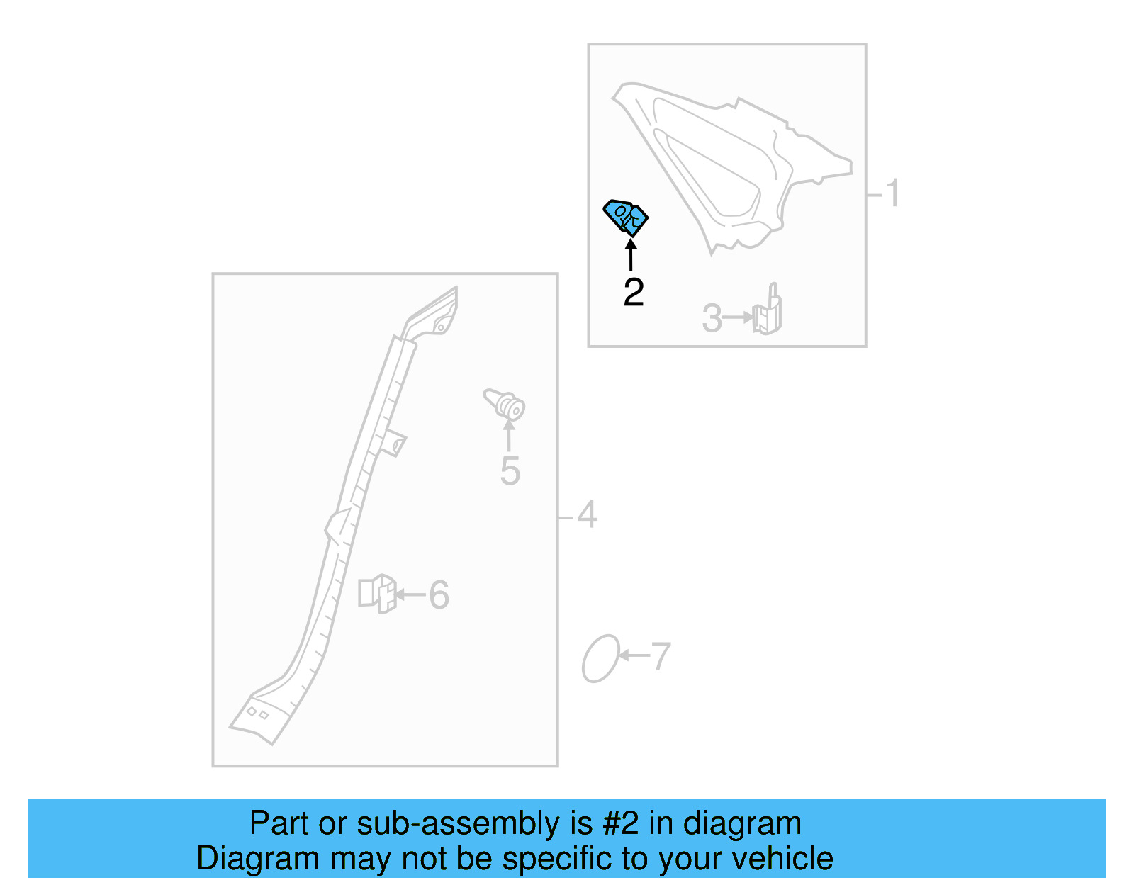 Cluster Bezel Retainer Clip 6N0-867-190-A - View 19