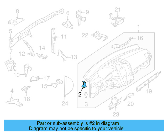 Side Trim Clamp 6N0-867-190 - View 20