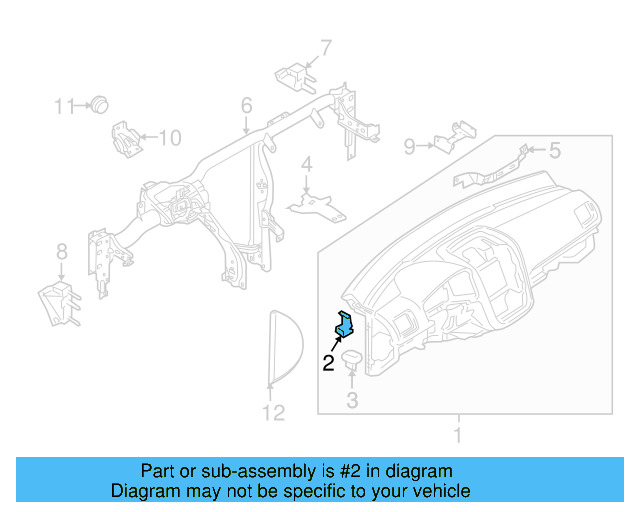 Side Trim Clamp 6N0-867-190 - View 21