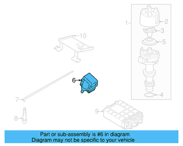 Ignition Coil 6N0-905-104 - View 11