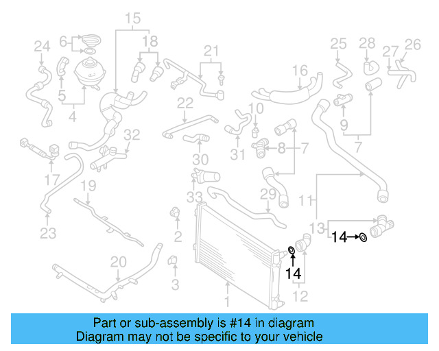Water Hose Assembly Upper Seal N-907-653-01 - View 120