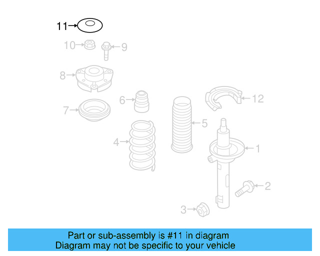Strut Mount Cap 6Q0-412-359 - View 20