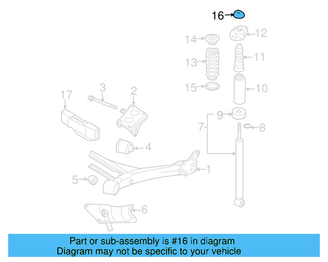 Shock Cap 6Q0-513-269-L - View 18