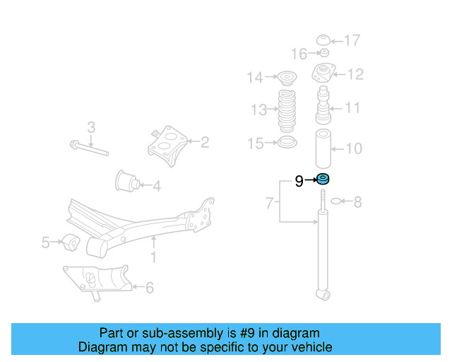 Shock Cap 6Q0-513-269-L - View 4