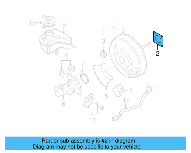 Booster Assembly Gasket 6Q0-612-161 - View 27