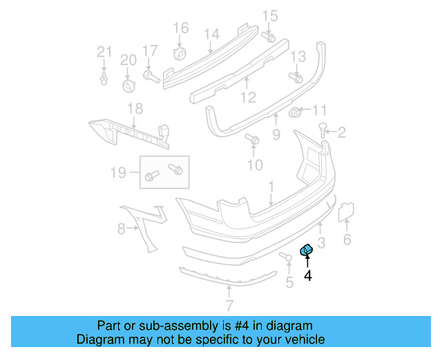 Fender Liner Extension Screw N-103-546-02 - View 87
