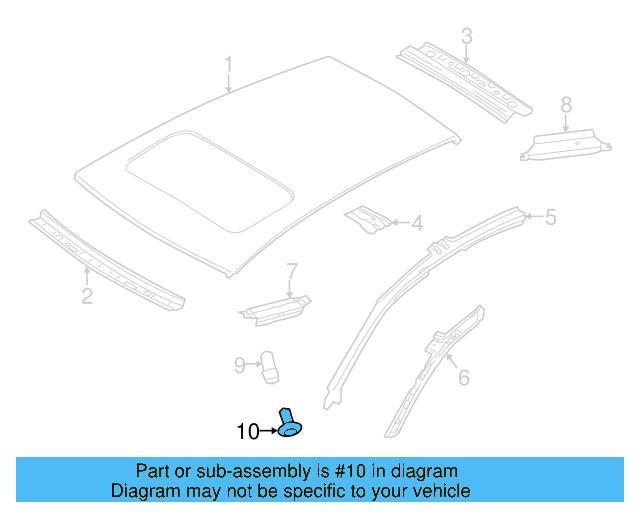 Reinforced Plate Plug 6Q0-860-137-A