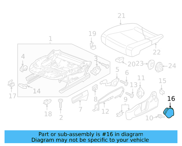Wheelhouse Trim Grommet 6Q0-867-981 - View 8
