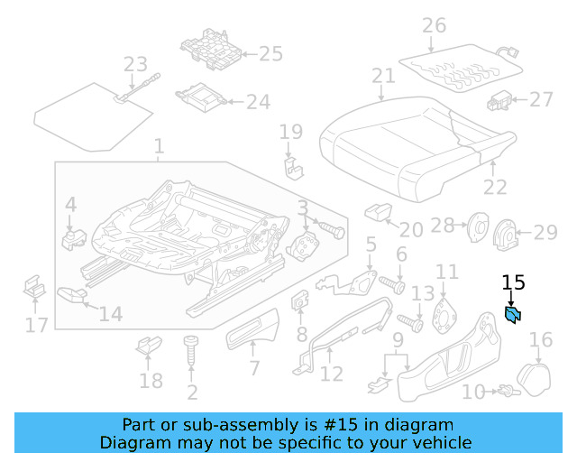 Wheelhouse Trim Grommet 6Q0-867-981 - View 28
