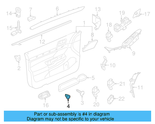 Door Trim Panel Clip 6Q0-868-243 - View 51