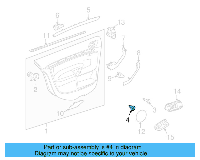 Door Trim Panel Clip 6Q0-868-243 - View 28