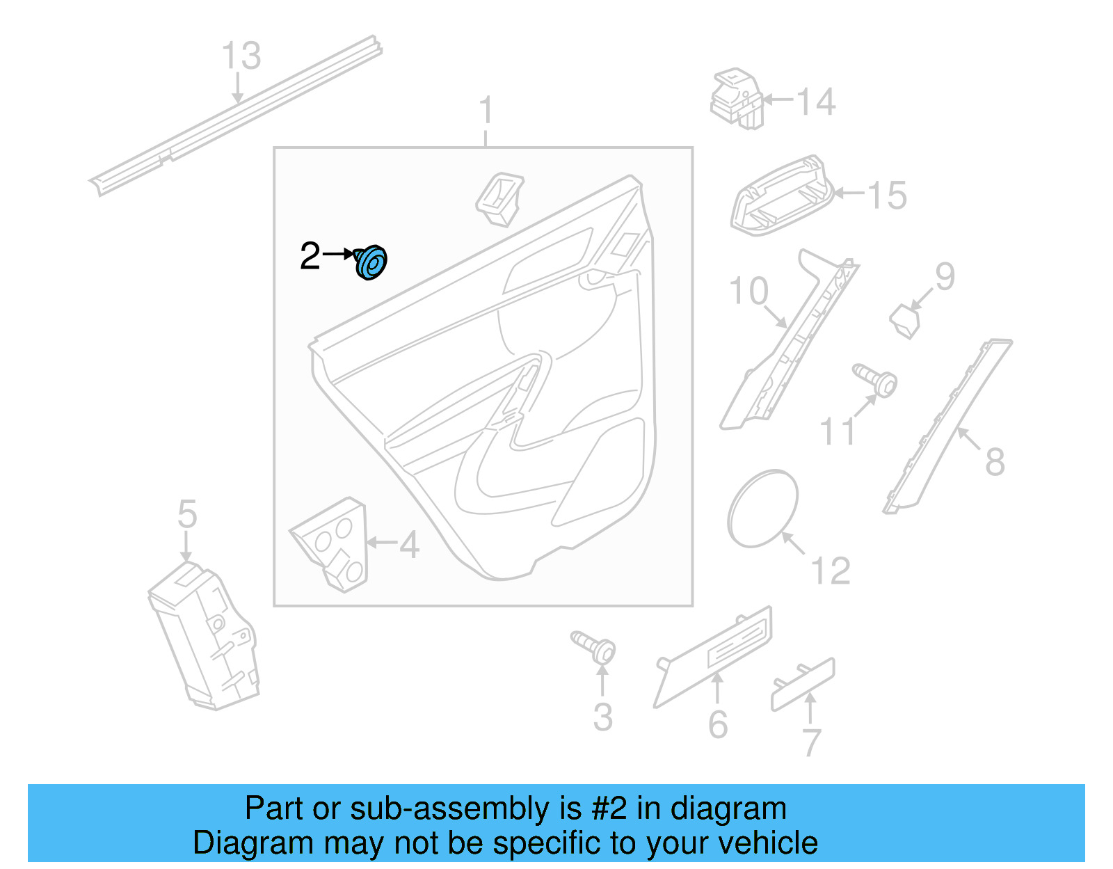 Door Trim Panel Clip 6Q0-868-243 - View 29