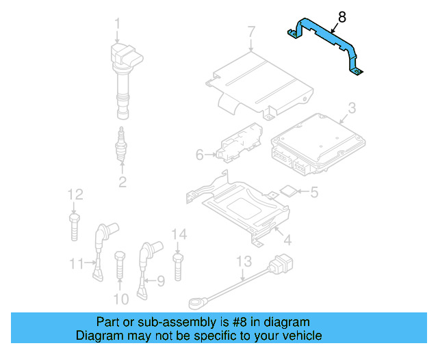 Engine Control Module (ECM) Bracket 6Q0-907-500-C - View 24