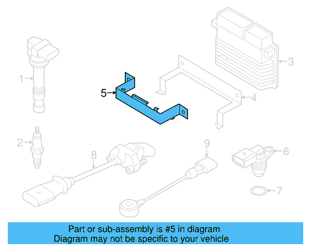 Engine Control Module (ECM) Bracket 6Q0-907-500-C - View 29