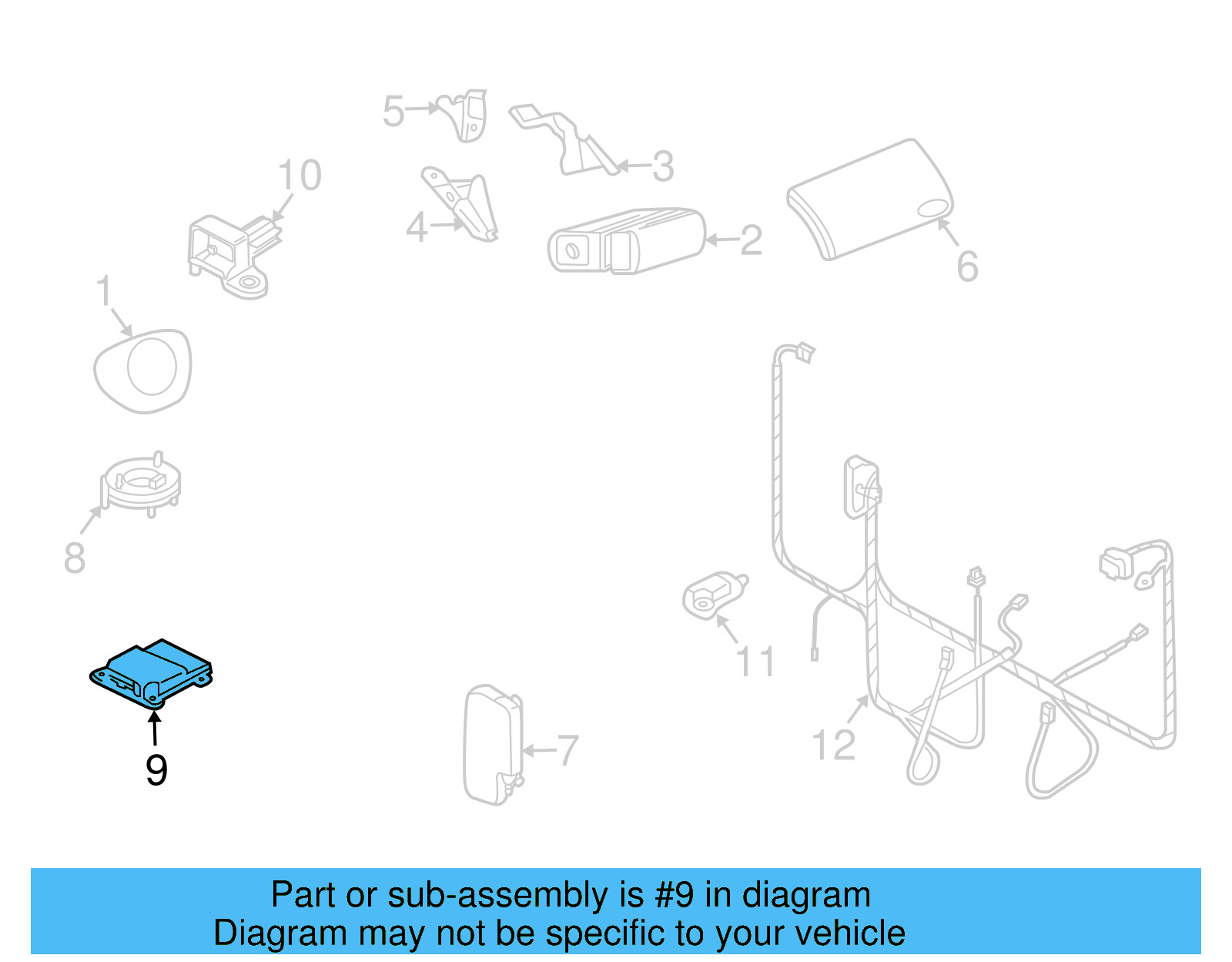 Control Module 6Q0-909-605-AL-001 - View 9