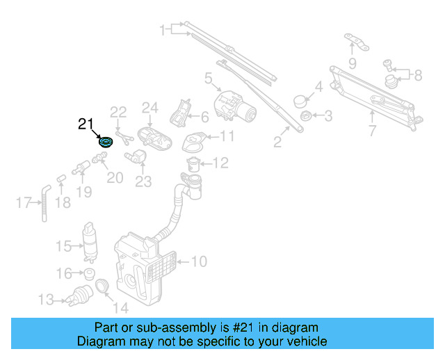 Tubing Grommet 6Q0-955-998 - View 5