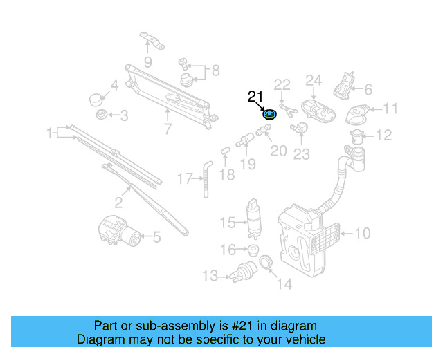 Tubing Grommet 6Q0-955-998 - View 6
