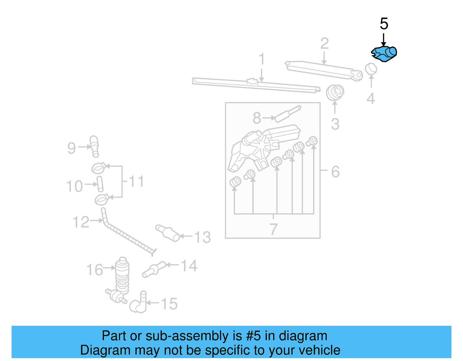 Wiper Arm Cap 6Q6-955-435-D - View 20