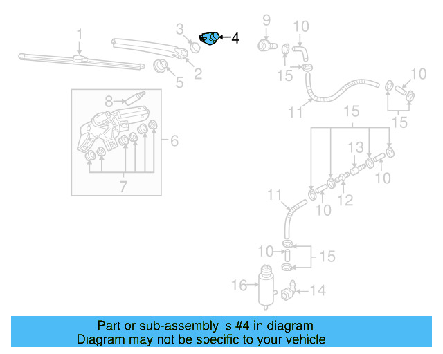 Wiper Arm Cap 6Q6-955-435-D