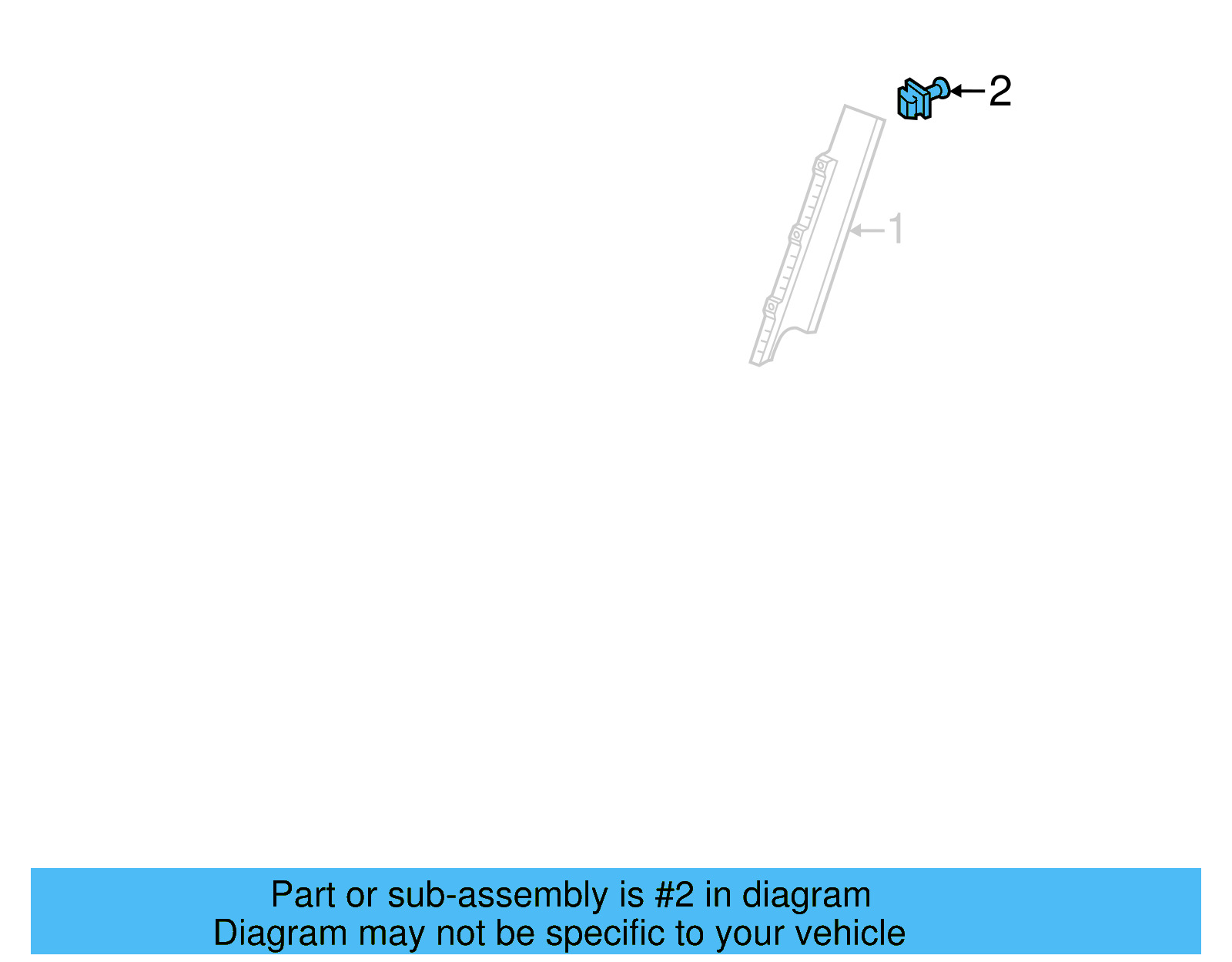 Frame Molding Rivet 6R0-839-829-A - View 8