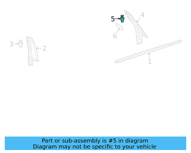 Applique Rivet 6R0-839-829-D - View 17