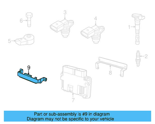 Engine Control Module (ECM) Bracket 6Q0-907-500-C - View 49