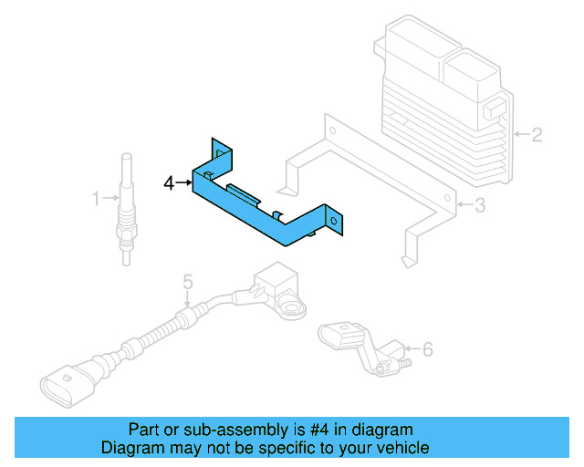 Engine Control Module (ECM) Bracket 6Q0-907-500-C - View 26