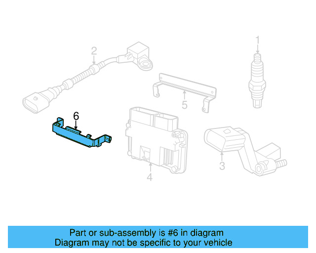 Mount Bracket 5K0-906-507 - View 24
