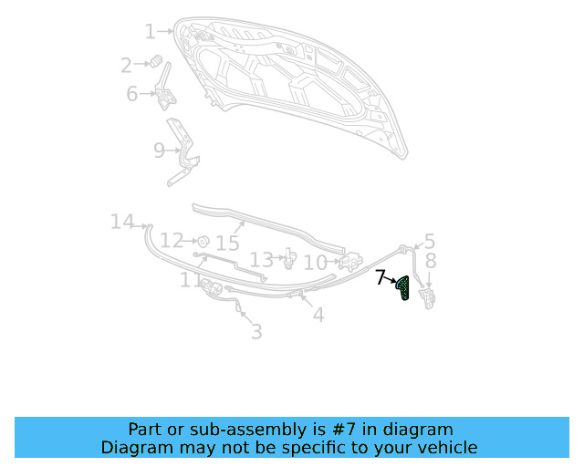 Release Handle 6R1-823-533-9B9 - View 4