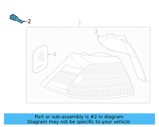 Tail Lamp Assembly Fastener 6RU-945-300 - View 39