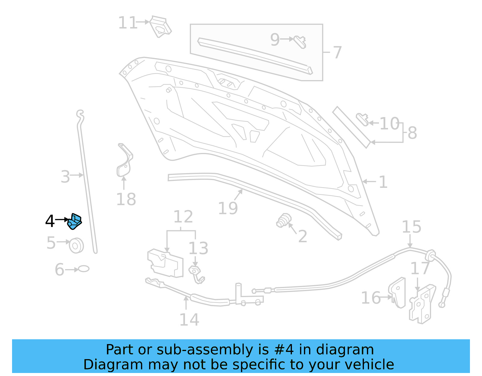 Rod Clip 6V0-823-397-121 - View 3