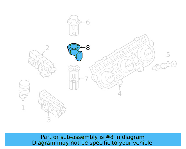 Power Outlet Spring 6Y0-919-341-9B9 - View 5