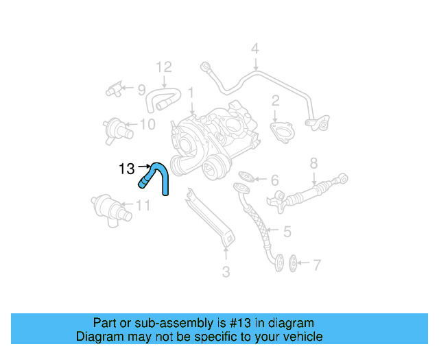 Pressure Line 8L0-145-718-C - View 6