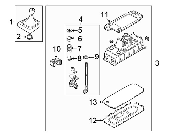 Shift Knob 5K0-711-113-K-YMD - View 6