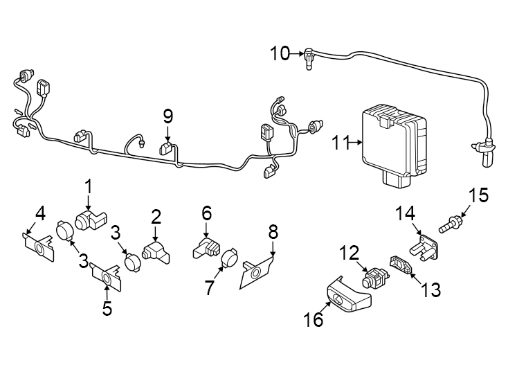 Harness 3CN-971-095-CP - View 2