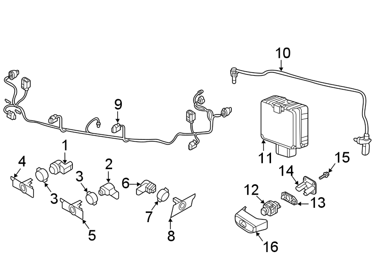 Harness 3CM-971-095-Q - View 3