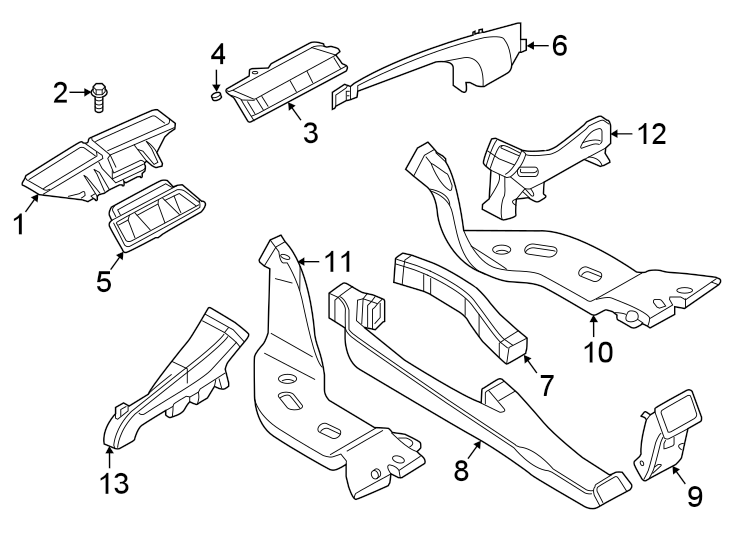 Rear Duct 5Q0-819-806-E - View 3