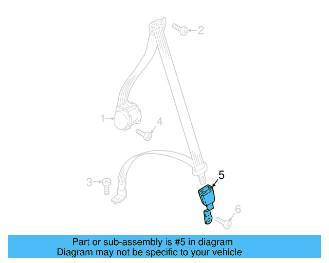 Outer Buckle 3CN-857-739-MNB - View 12